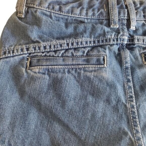 FREE PEOPLE Womens Shorts Size 24 Sweet Surrender Denim Blue Lace Spring‎ Summer - Picture 8 of 10